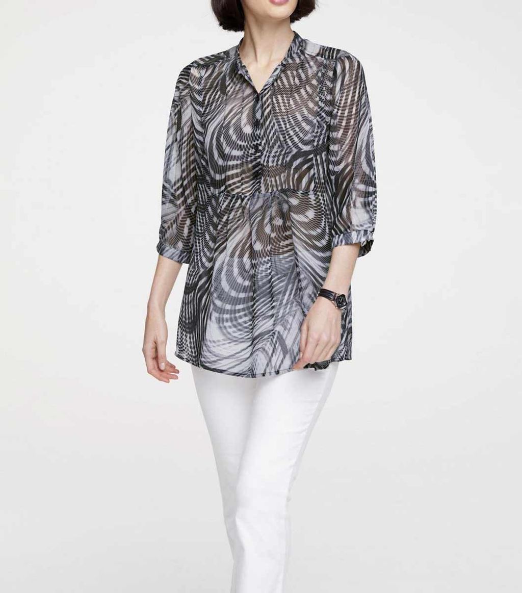 Блузка, черно-серая - Heine фото 3