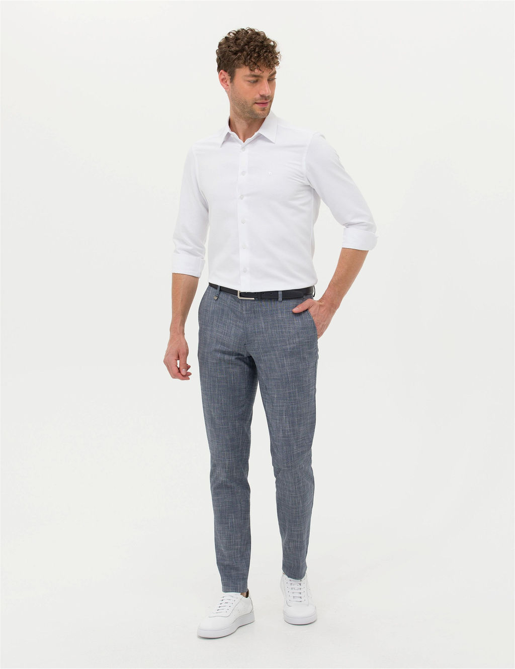 Koyu Mavi Klasik Pantolon