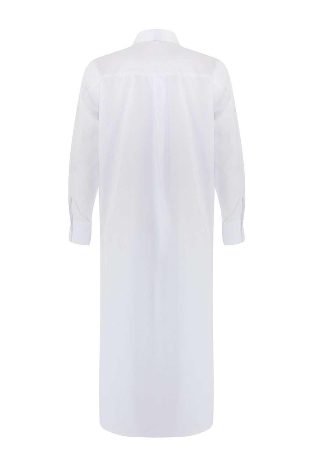 Trendyolmilla Mavi Cizgili Midi Dokuma Plaj Elbisesi TBESS25EL00024 фото 11