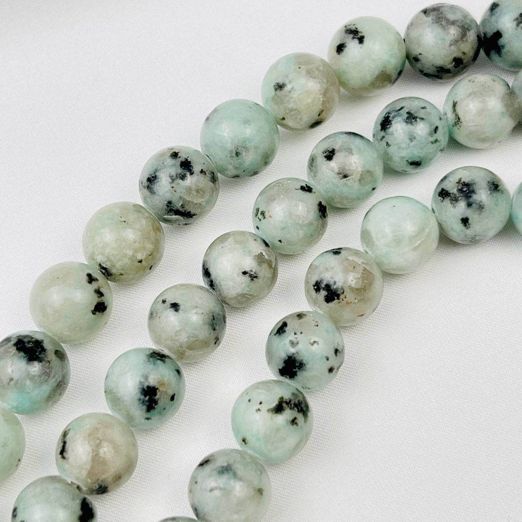 Бусины для украшений из перепелиной Яшмы (35 бусин)