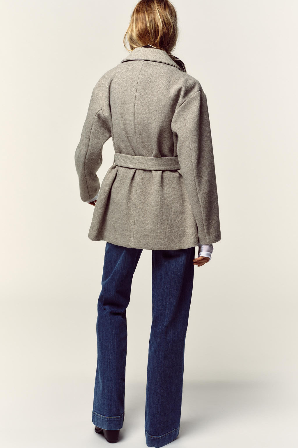 SOFT BLAZER WITH BELT
