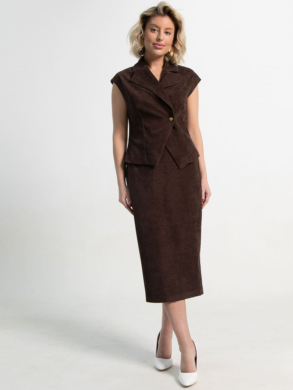 Юбка Ялта (шоколадная) Ю15361-10М - Lt collection фото 2