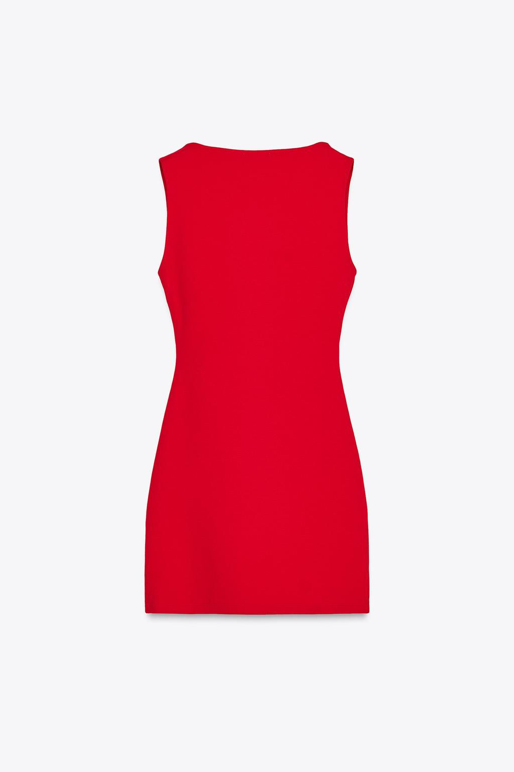 DRAPED SHORT DRESS - Zara фото 12