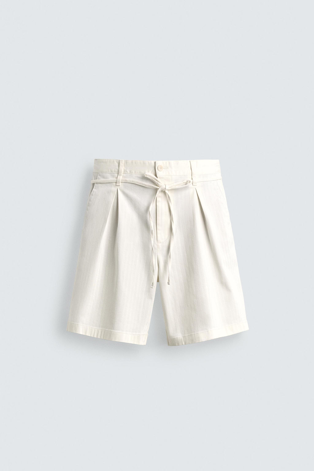 BERMUDA RELAXED FIT PLIEGUES / Crudo - Zara фото 7