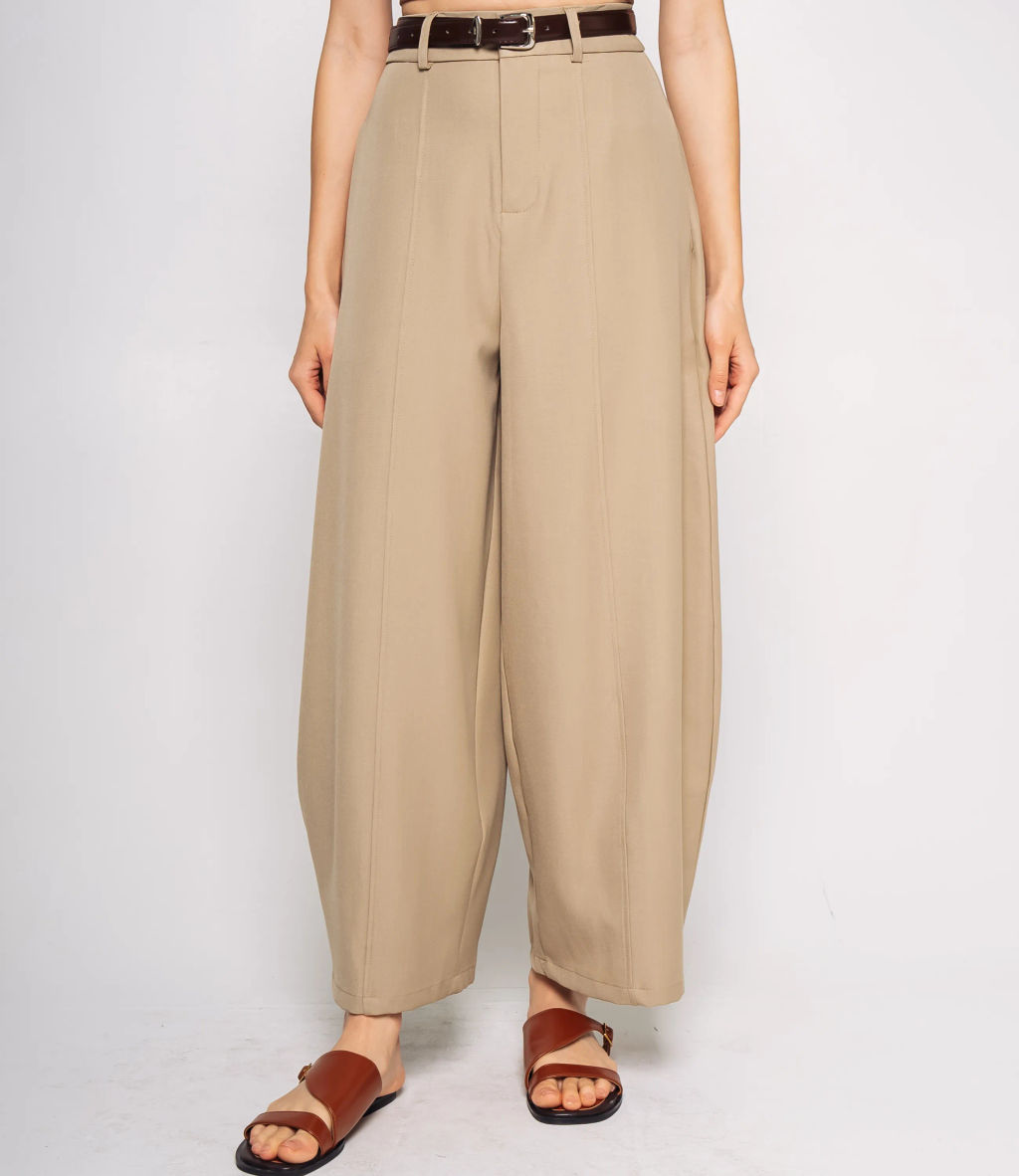 Брюки #КТ0966, бежевый