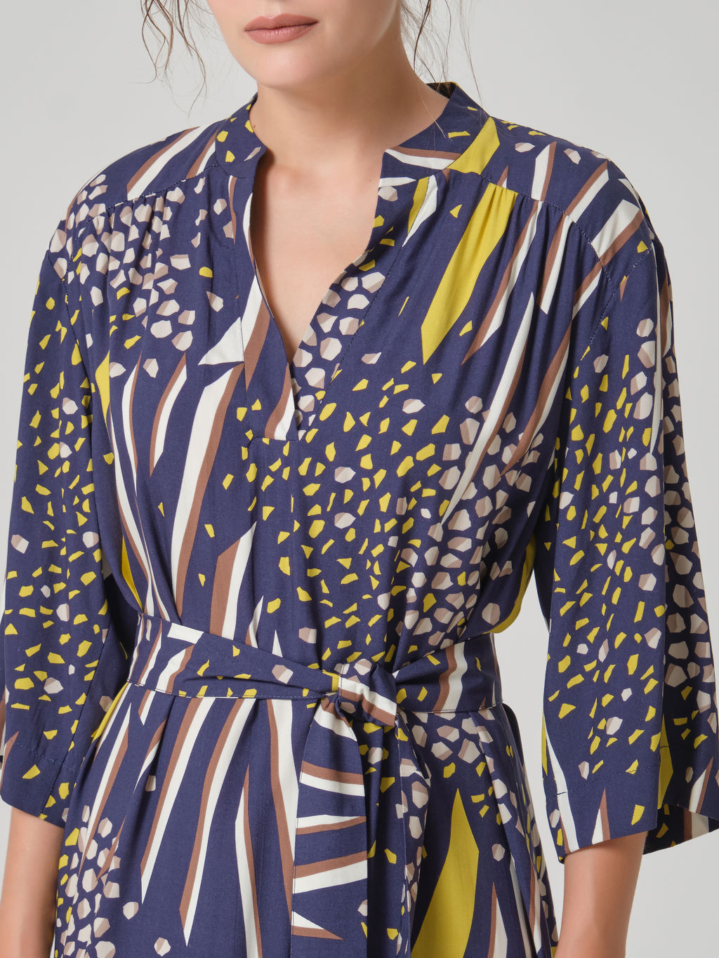 Платье из вискозы с принтом - Stilla фото 5