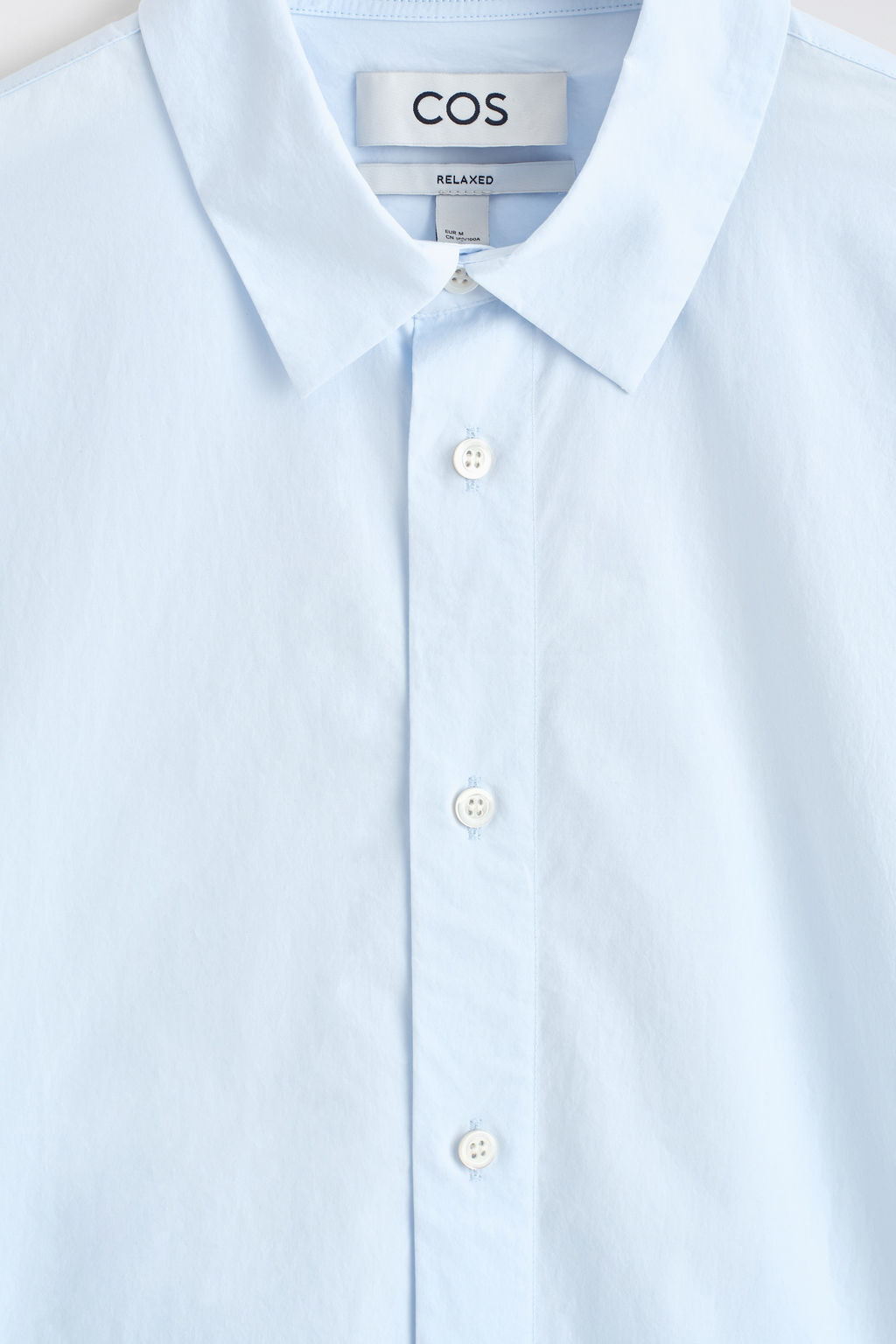 CAMISA DE POPEL?N DE ALGOD?N PIMA RELAXED FIT - H&m фото 7