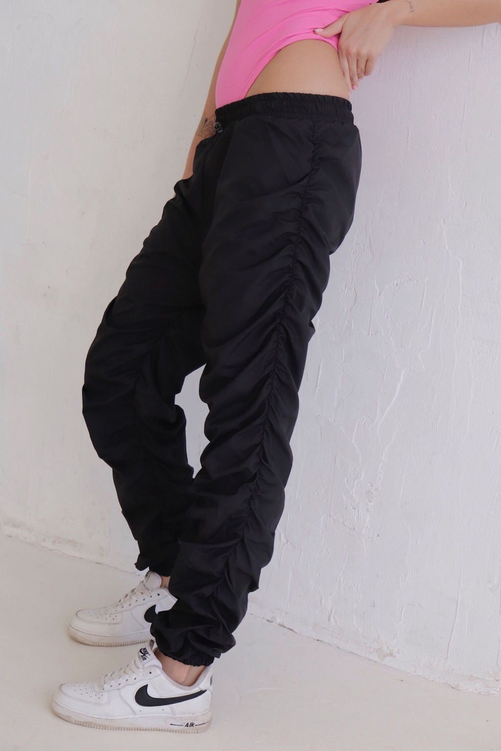 11571 Брюки-джоггеры чёрные - Martichelli фото 10