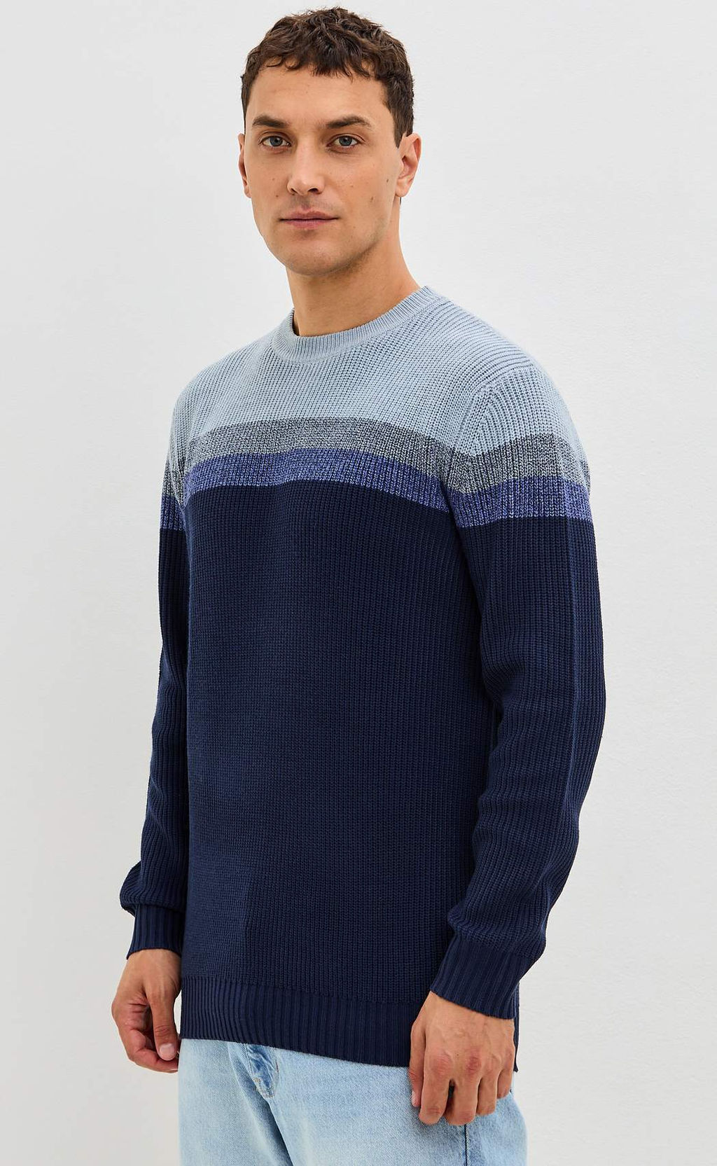 Джемпер F521-15193 d.blue