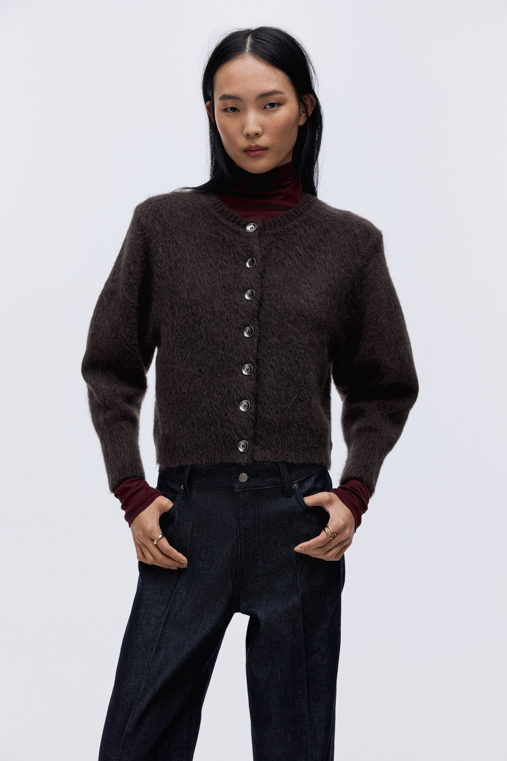 C?rdigan en mezcla de mohair - H&m фото 6