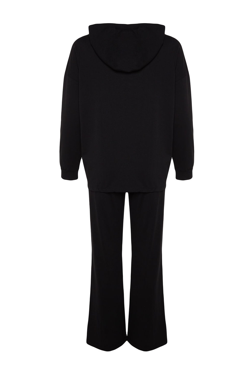 Siyah Kedi Bask?l? Sweatshirt-Pantolon Orme Pijama Tak?m? THMAW24PT00044 - Trendyolmilla фото 8