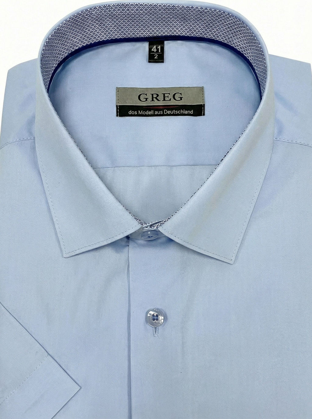 Сорочка мужская короткий рукав GREG 210/209/CL/5p
