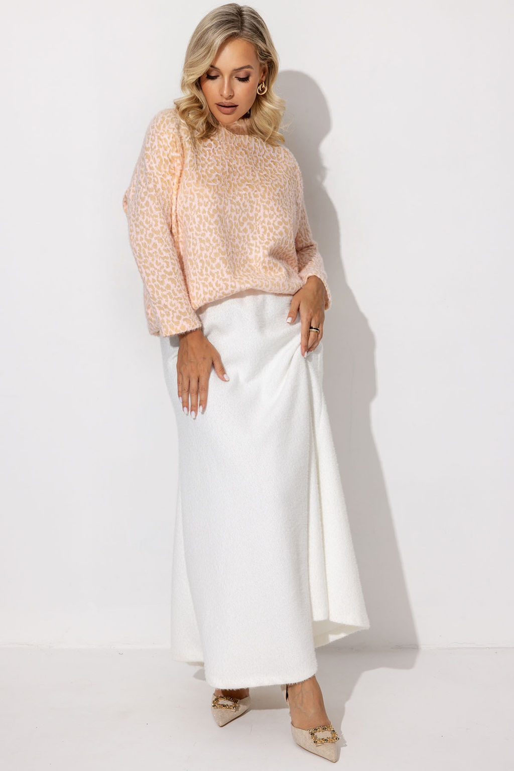 Блузка женская 4300/09/Пудровый - Rise фото 5