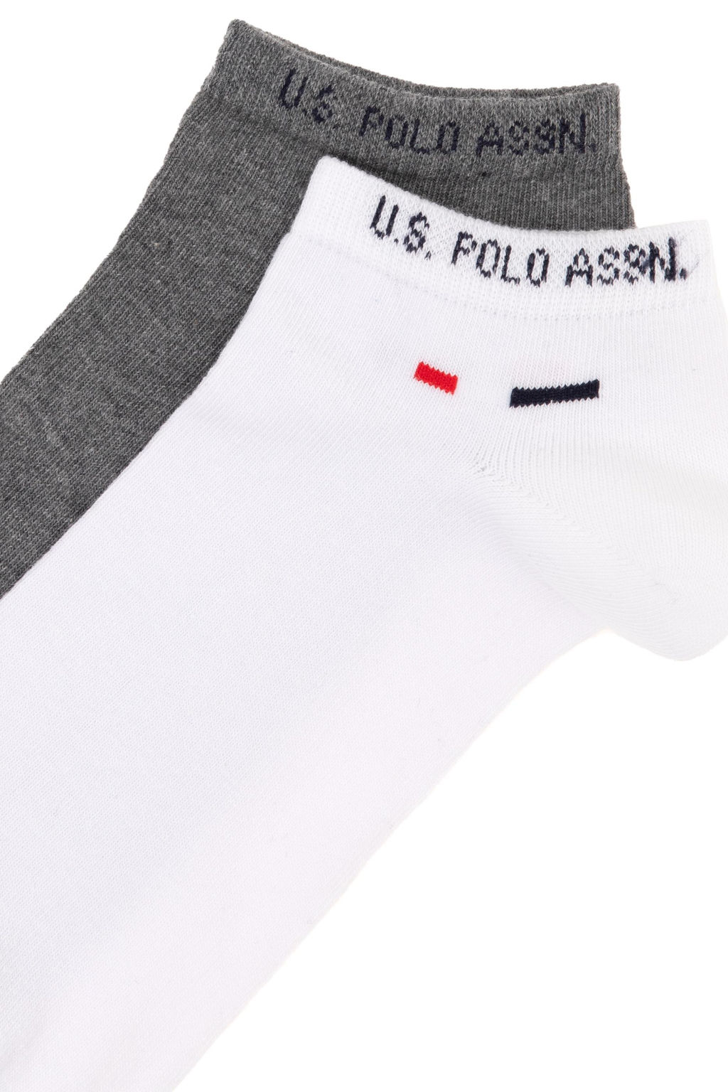 Мужские белые носки-пинетки Неожиданная скидка в корзине - U.s. polo assn фото 2