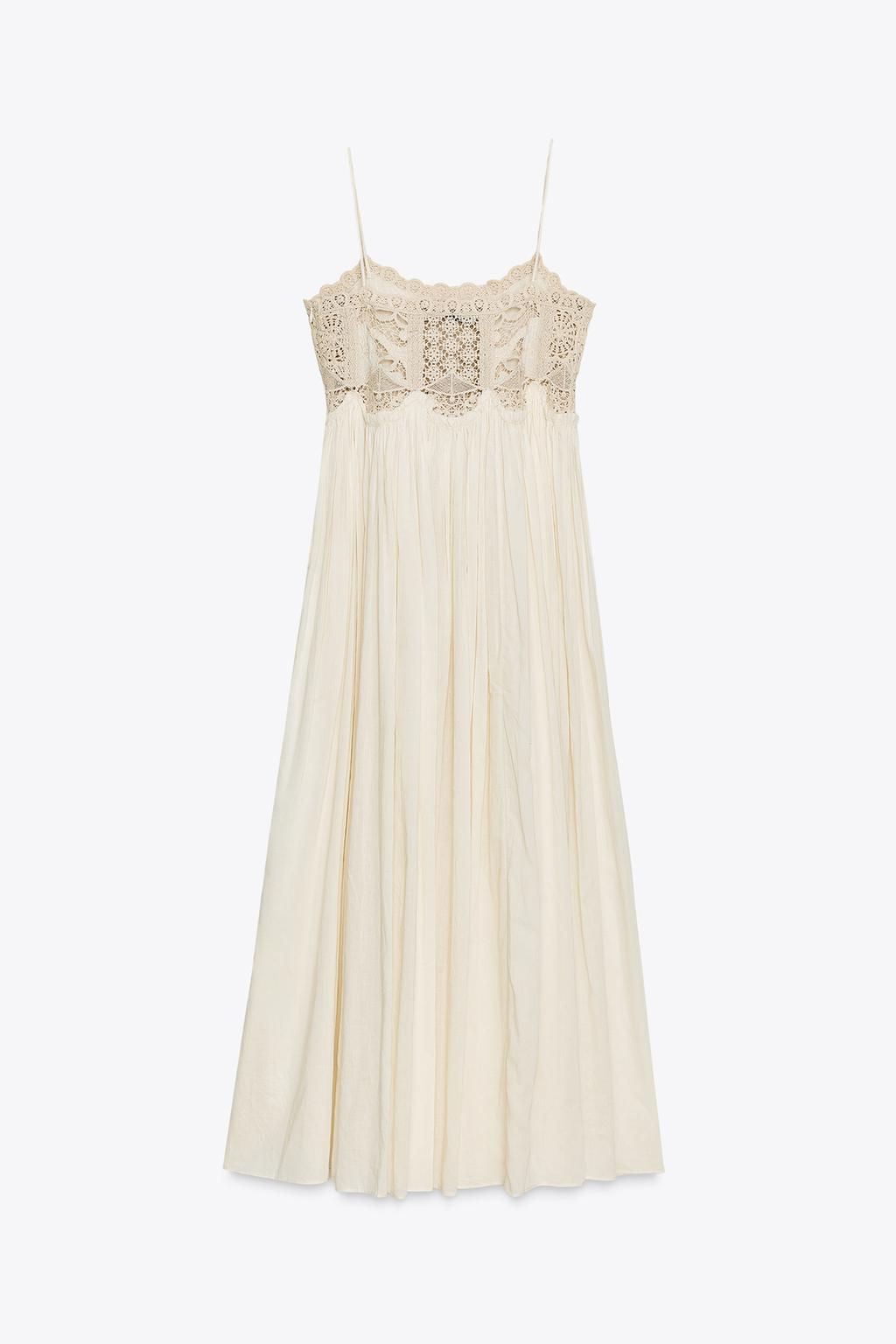 ZW COLLECTION CROCHET STRAPPY DRESS - Zara фото 7