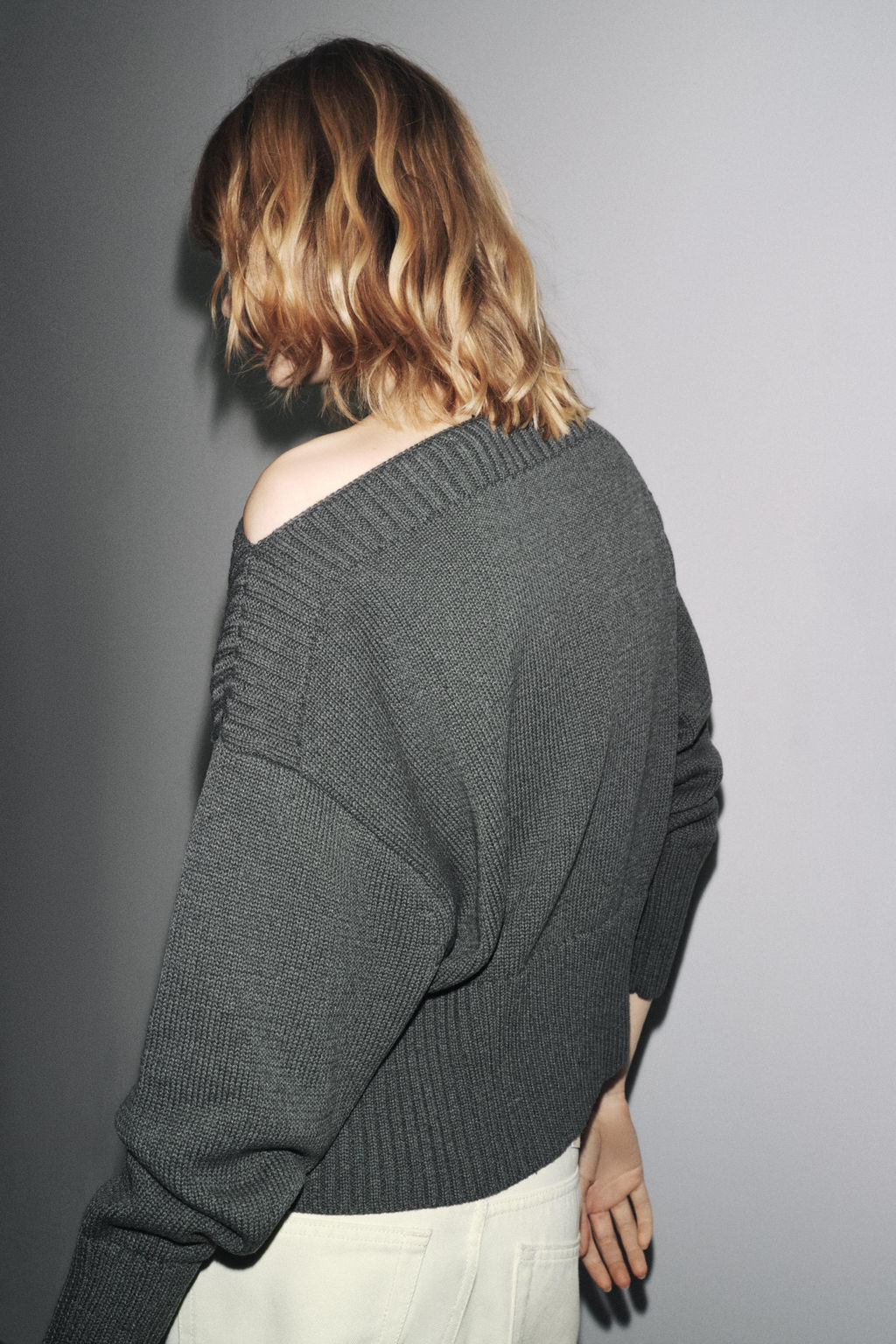 BOAT NECK KNIT SWEATER - Zara фото 3