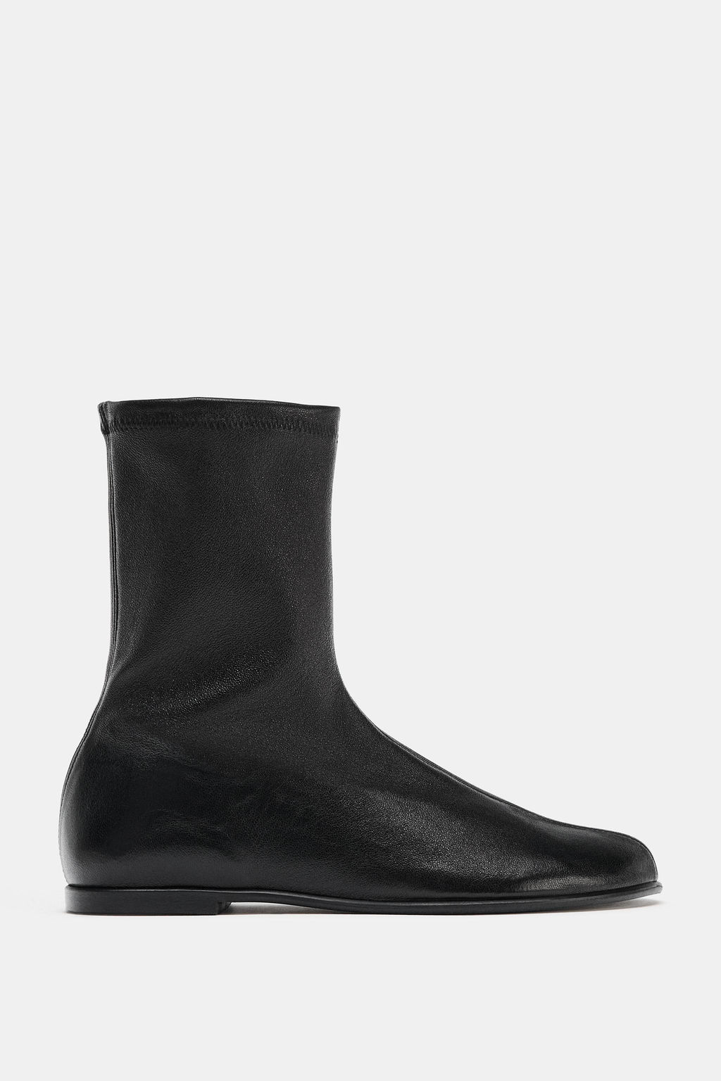 SOFT LEATHER ANKLE BOOTS - Zara фото 9