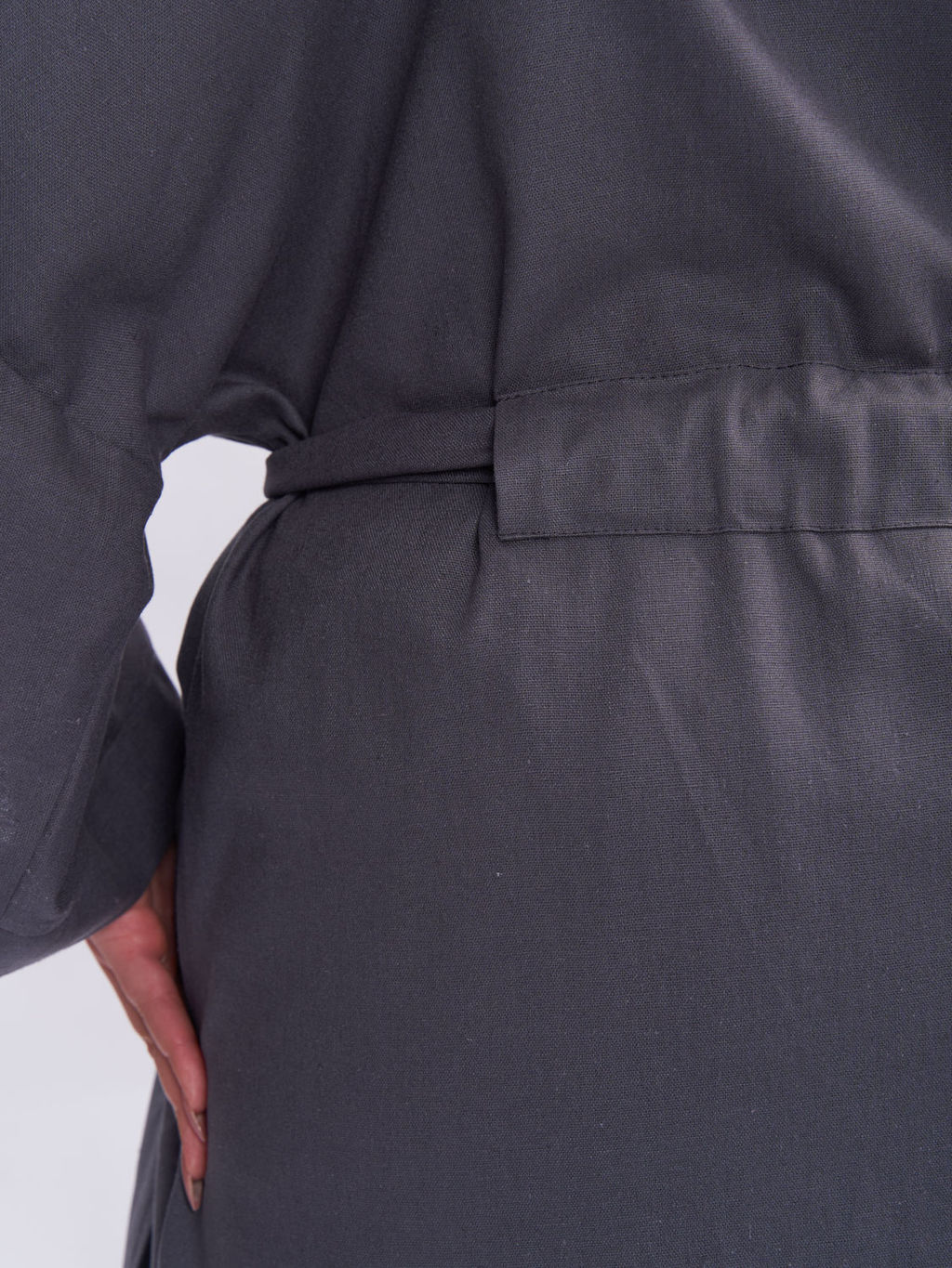 Кардиган кимоно льняной TKA04152GRY23