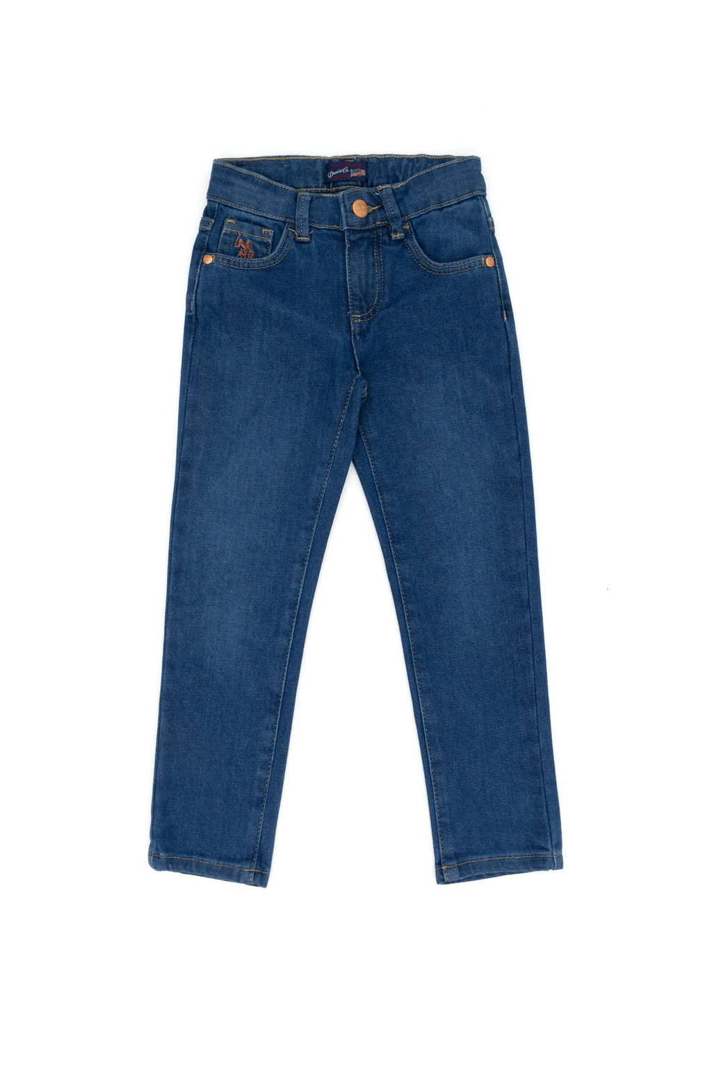 Синие джинсовые брюки для девочек - U.s. polo assn фото 2