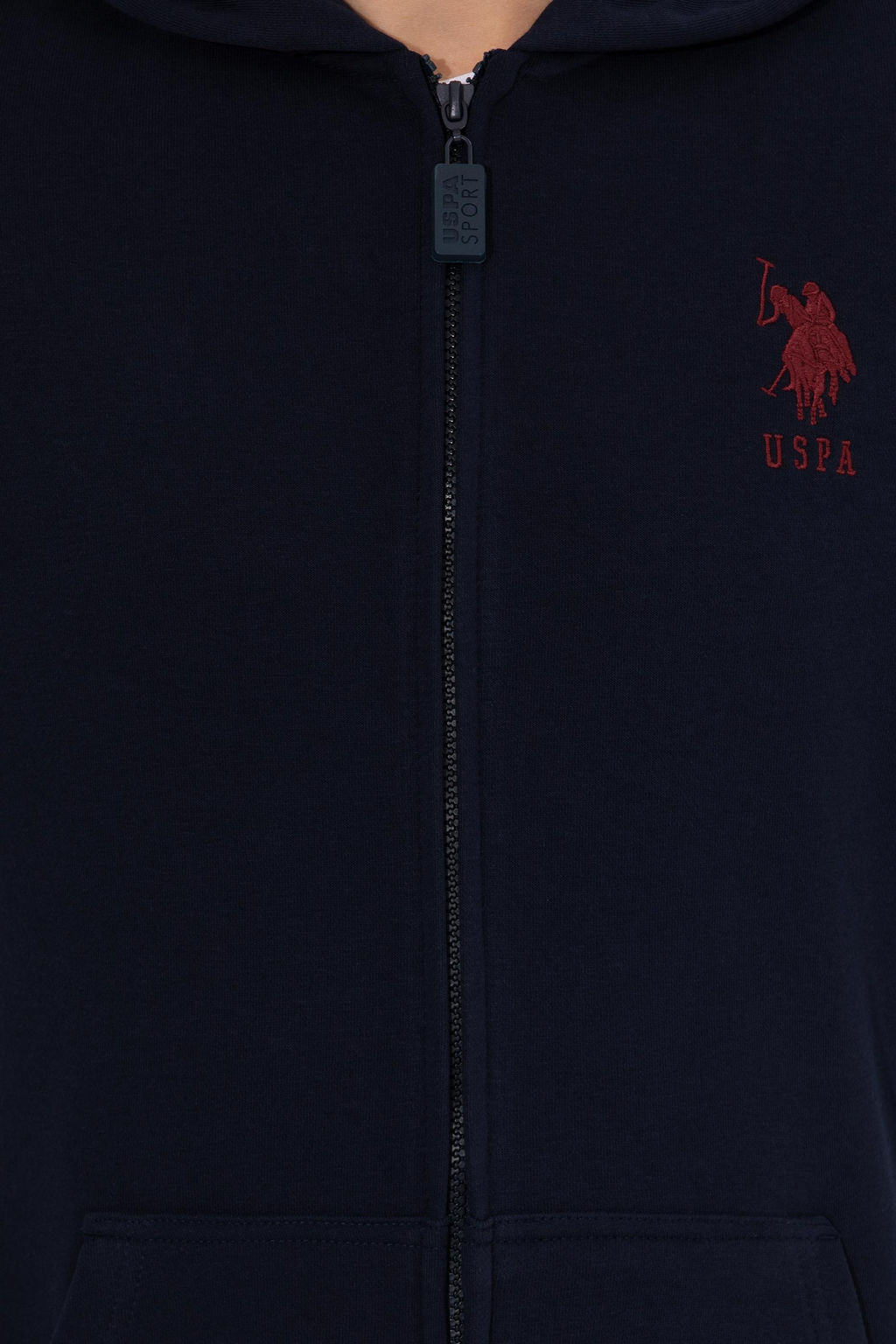 Кардиган U.S. Polo Assn мужской темно-синий хлопок  фото 18
