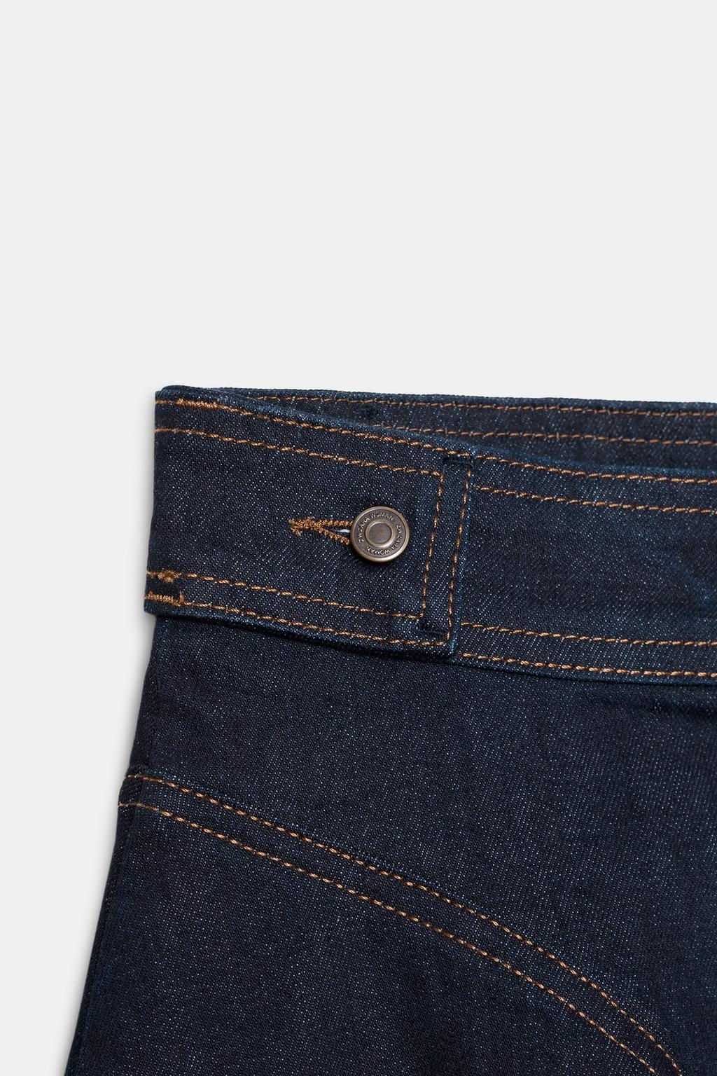 FALDA CORTA DENIM ZW COLLECTION / Azul - Zara фото 20
