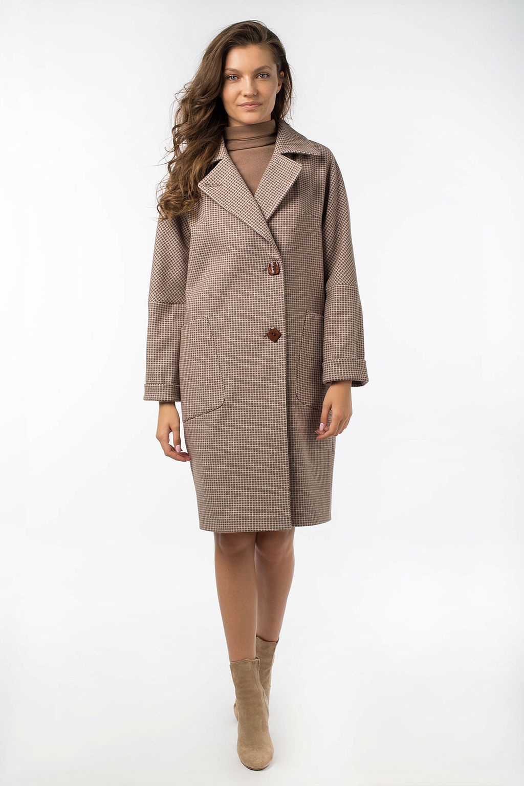 01-10661 Пальто женское демисезонное - El podio фото 5