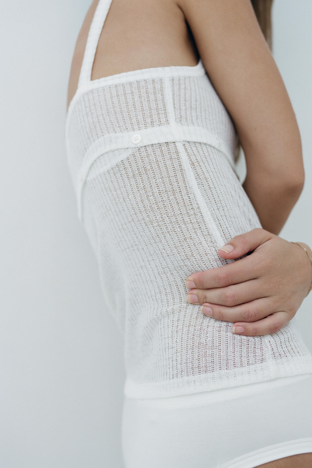 KNIT TOP WITH BUTTONS - Zara фото 3