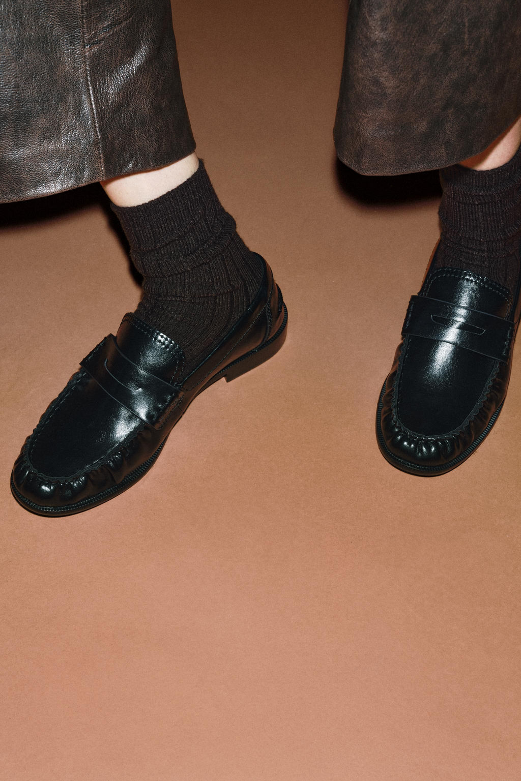 GATHERED FLAT LOAFERS - Zara фото 2