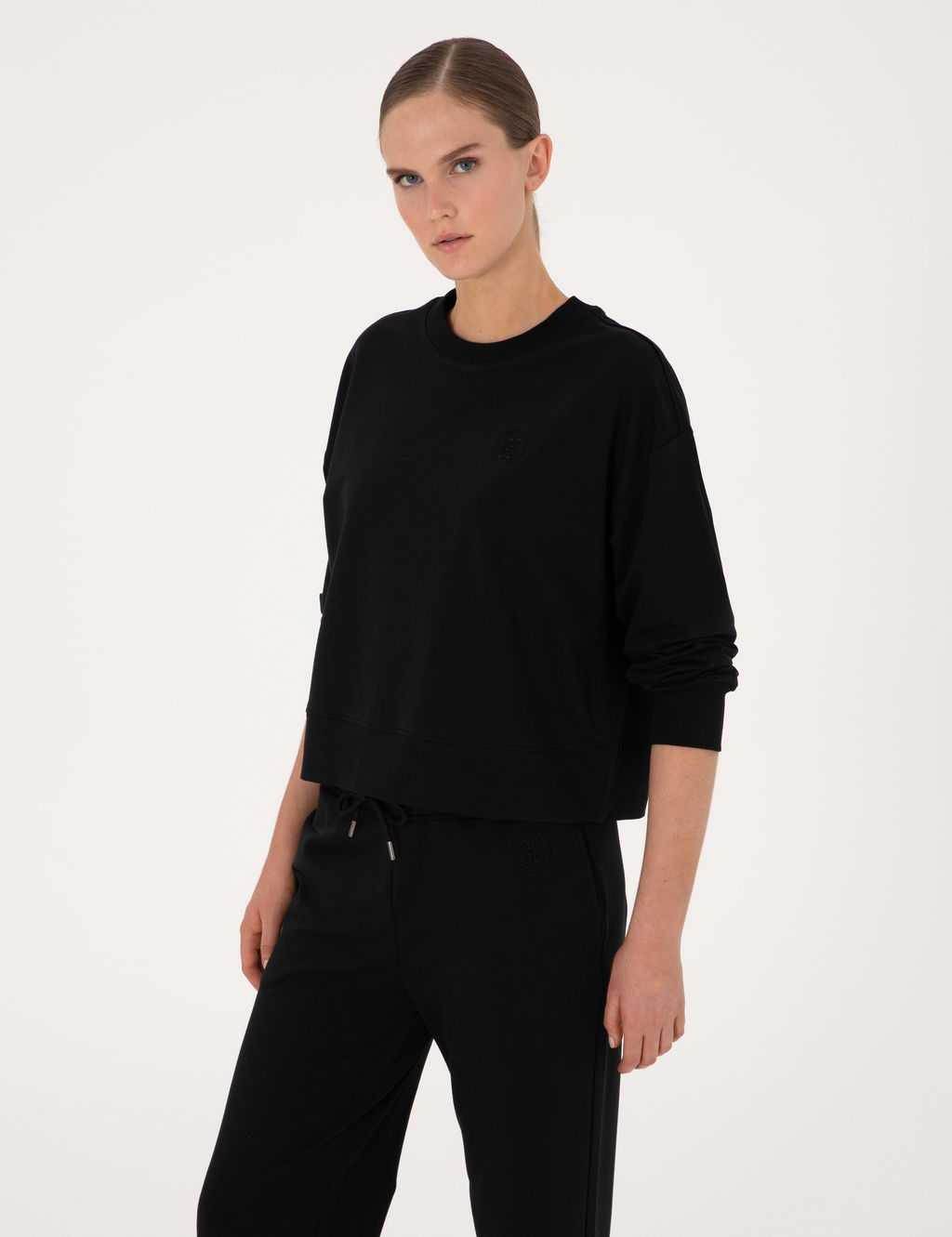 Siyah Oversize Sweatshirt