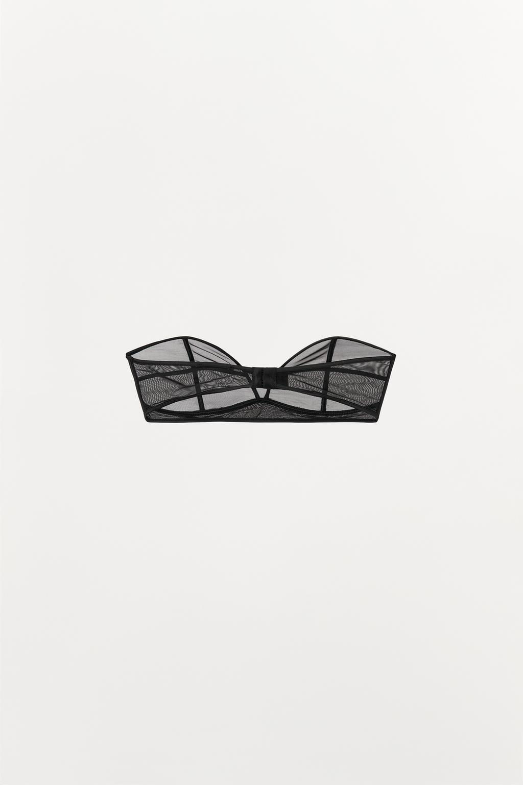 TULLE BANDEAU BRALETTE - Zara фото 10