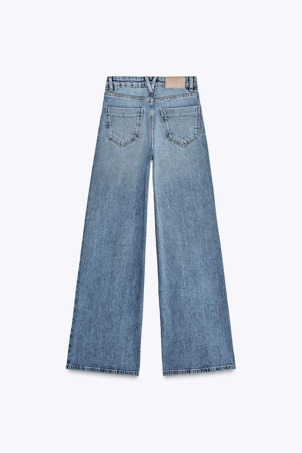 Z1975 WIDE-LEG HIGH-WAIST LONG LENGTH JEANS - Zara фото 6