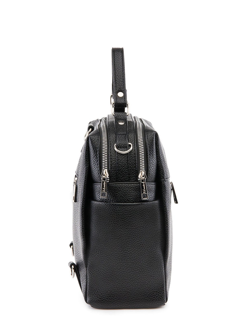 Чёрный рюкзак S.Lavia  фото 8