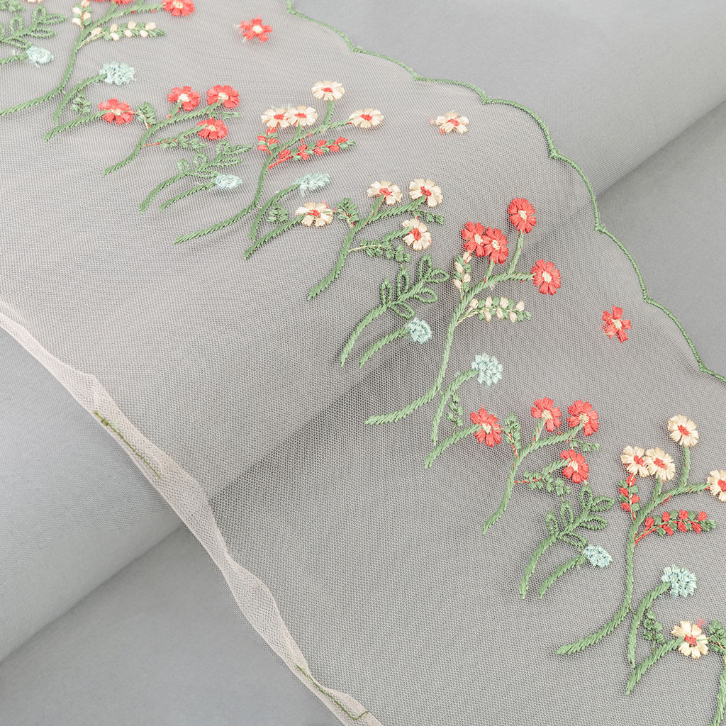 Кружево Gamma сетка 180 мм GCKM-180-03S на бобине 15 м 1 Турция коралловый