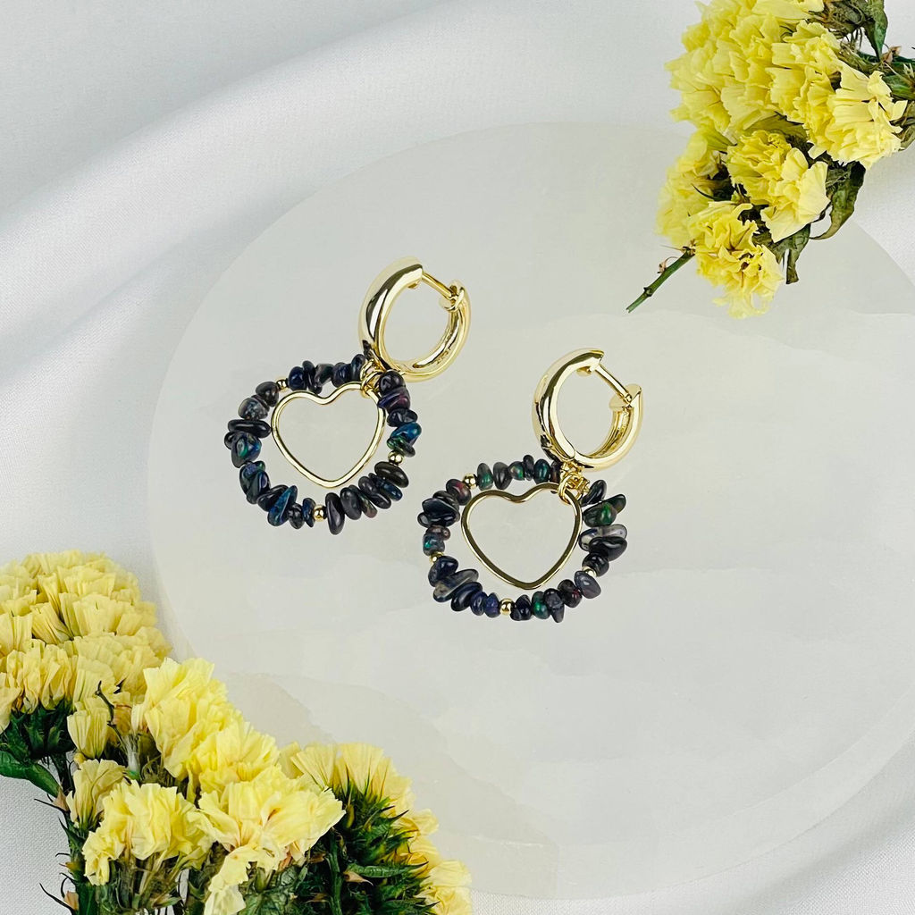 Серьги из Опала - Радуга самоцветов фото 2