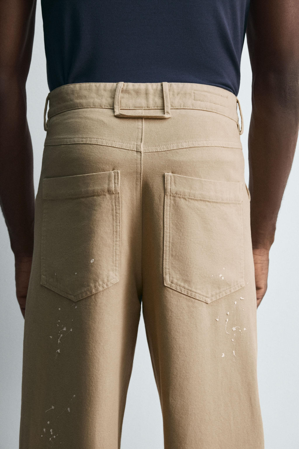 LIMITED EDITION PAINT SPLATTER TROUSERS - Zara фото 6