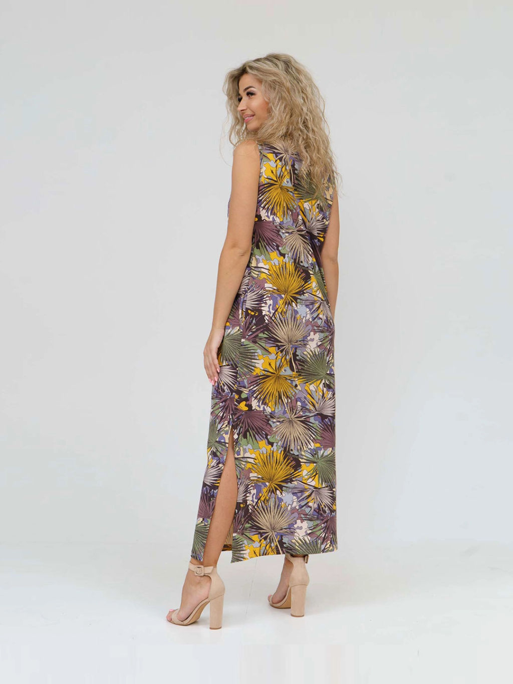 Сарафан женский, цвет бежевый коричневый