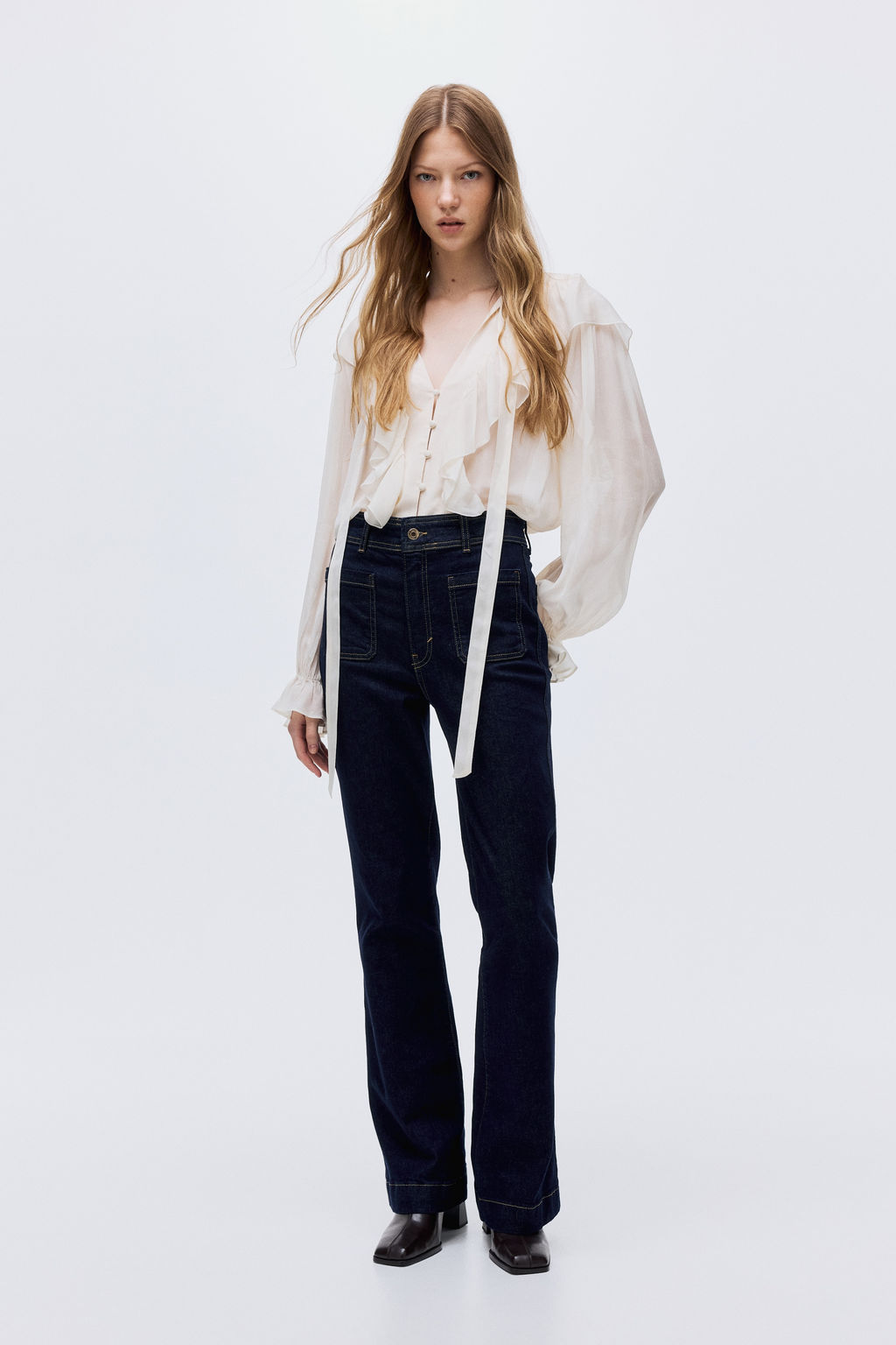 Flared High Jeans - H&m фото 9