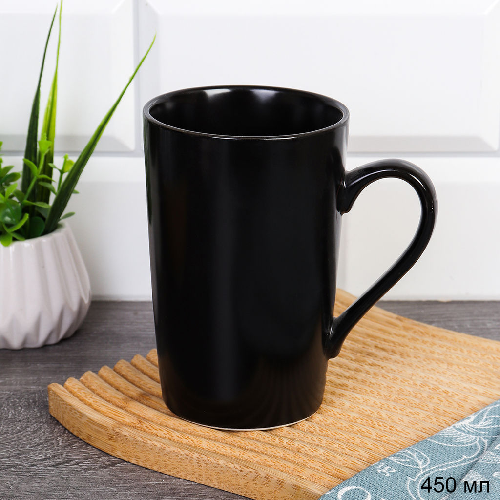 Кружка 400 мл Блэк / BLC-854 /уп 48/ - Галеонтрейд фото 2