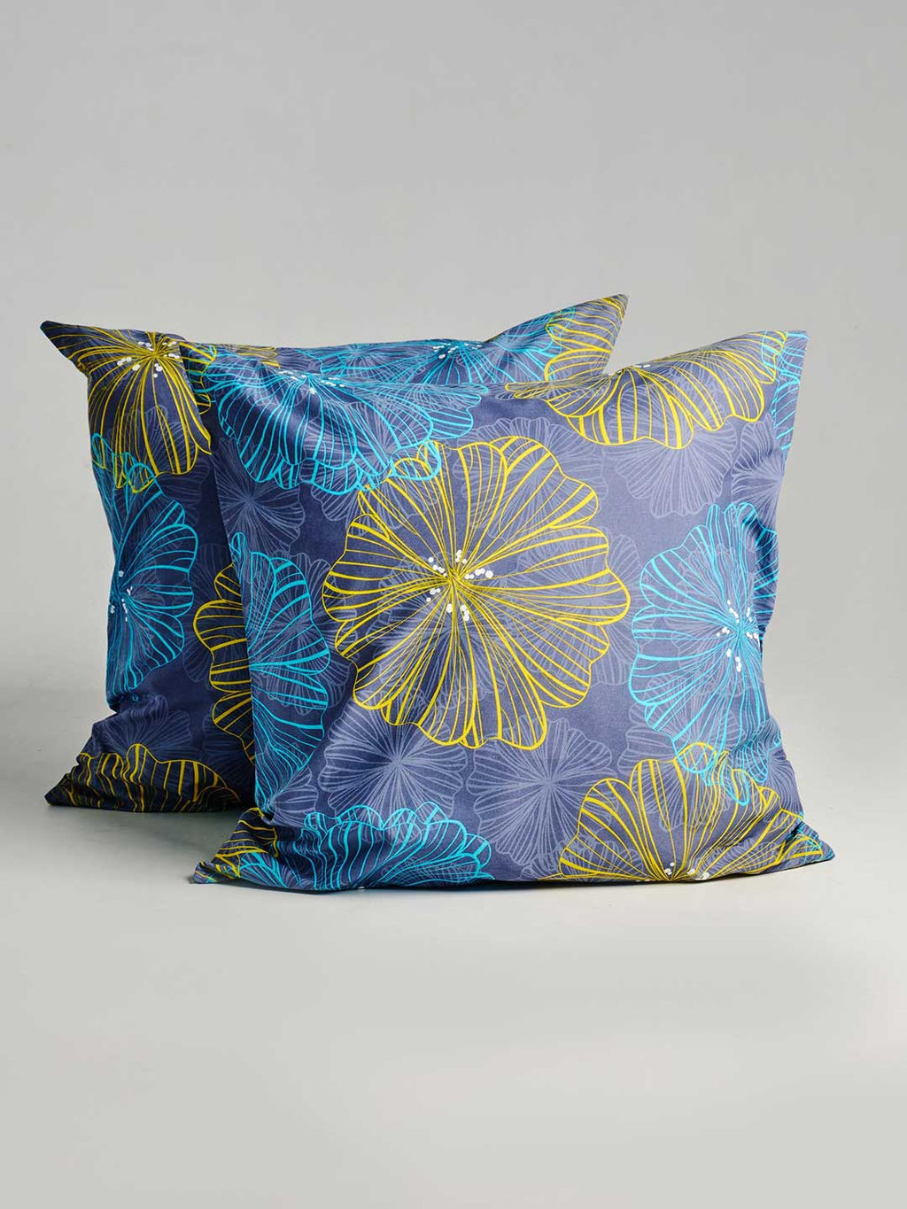 Комплект наволочек поплин - Лисиант, цвет угольный серый 50х70/Наволочка 50х70 - 2 шт.