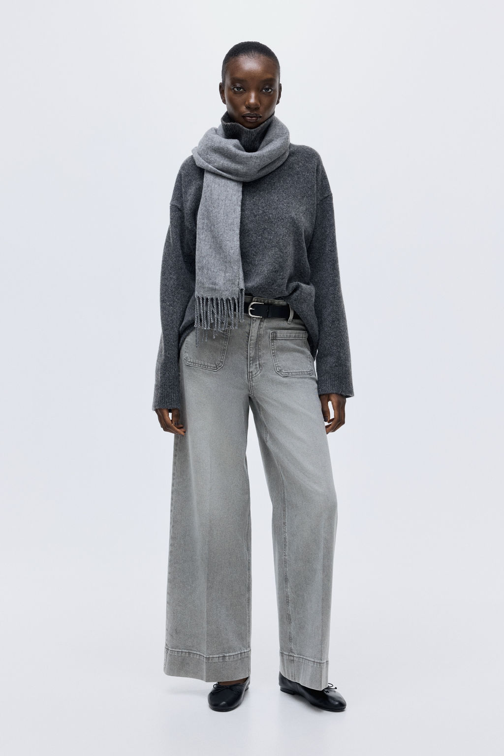Wide High Jeans - H&m фото 8