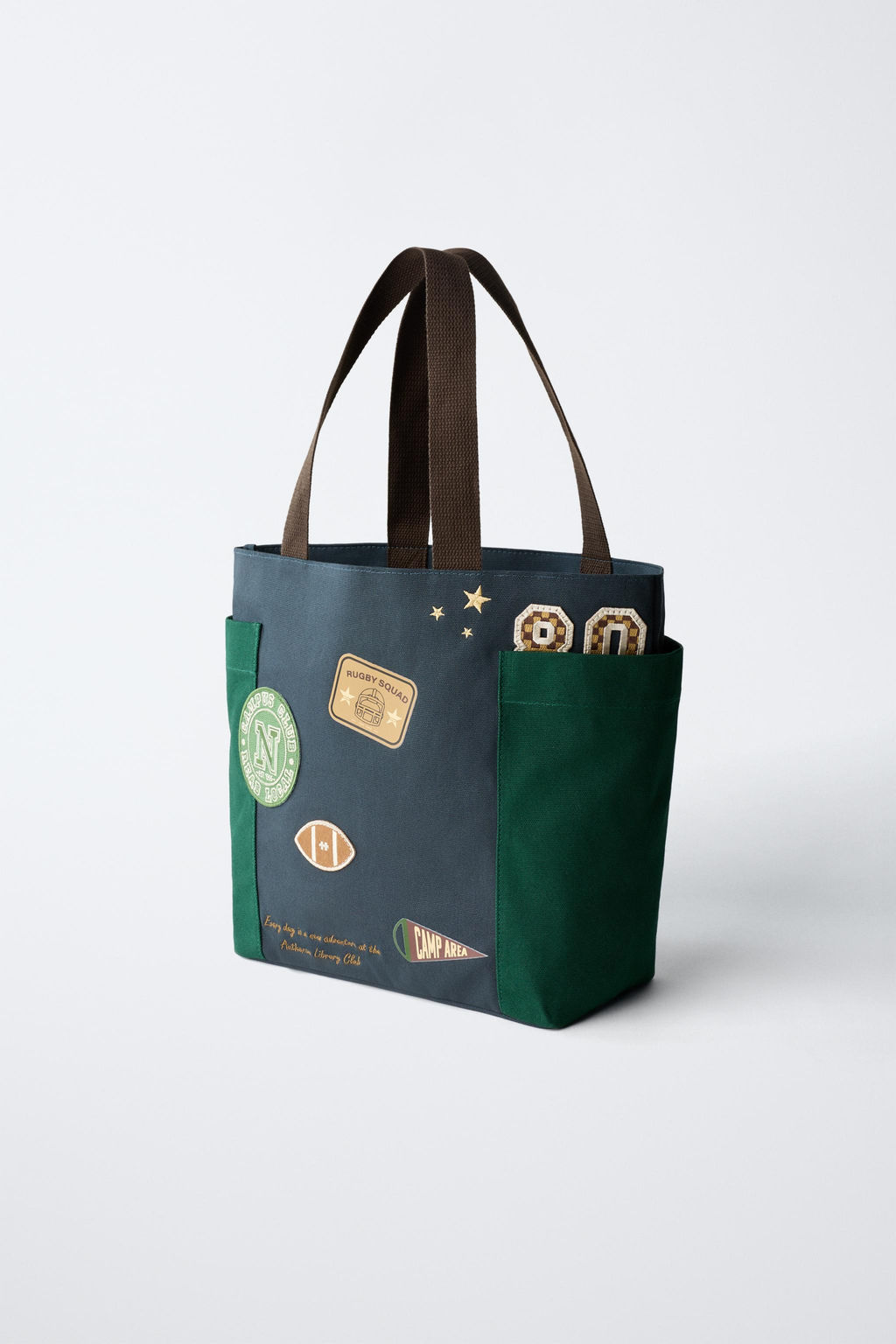 PATCHED TOTE BAG - Zara фото 2