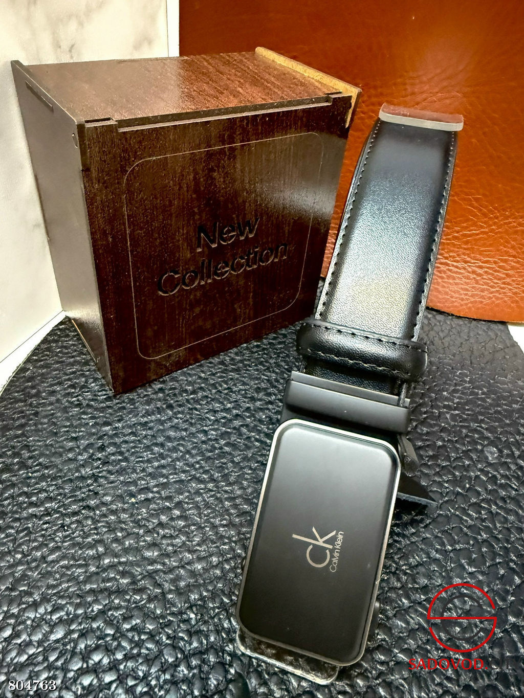 Ремень мужской с автоматической застежкой - Bruno фото 4