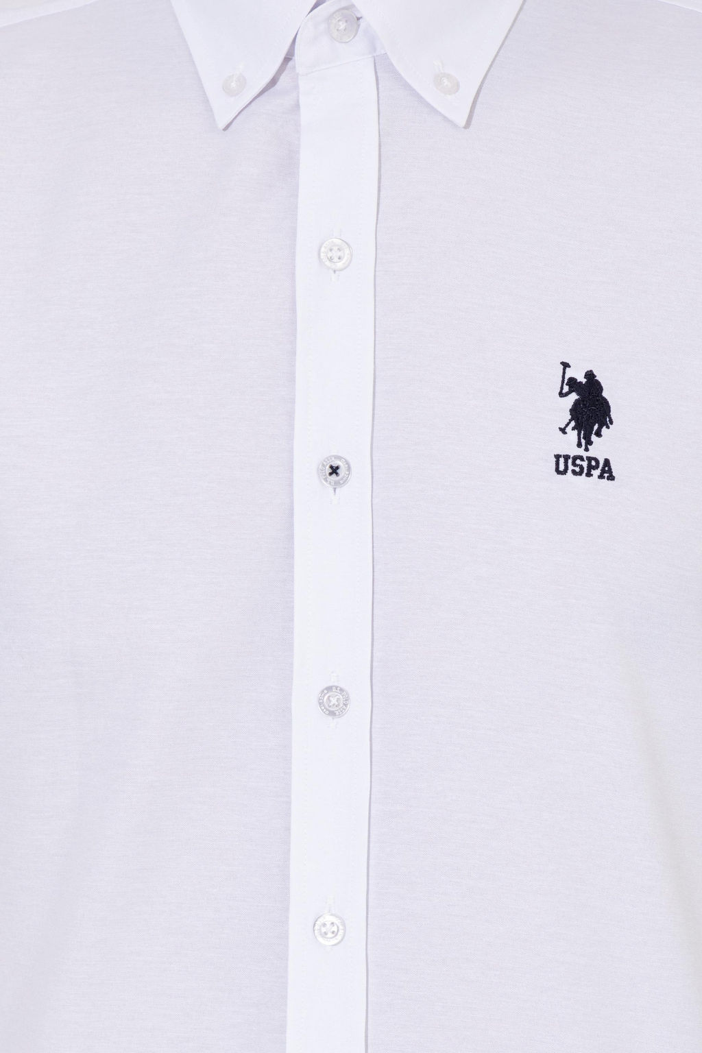 U. S. Polo Assn / Рубашка мужская белая Uzunkol Basic - U.s. polo assn фото 12