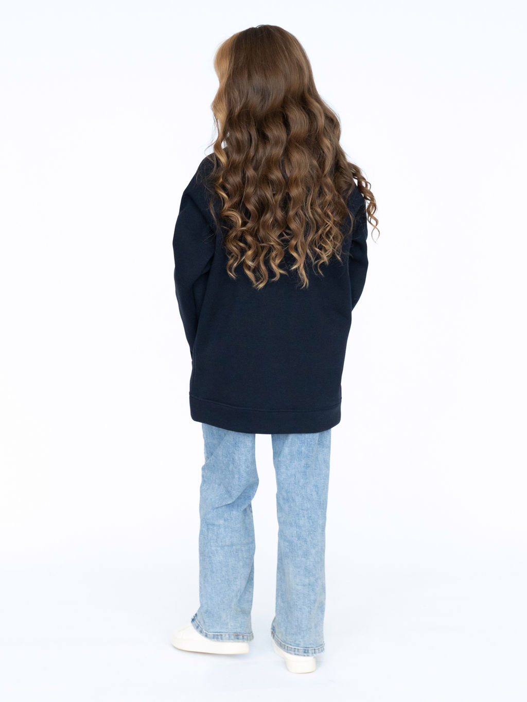 Толстовка детская темносиняя