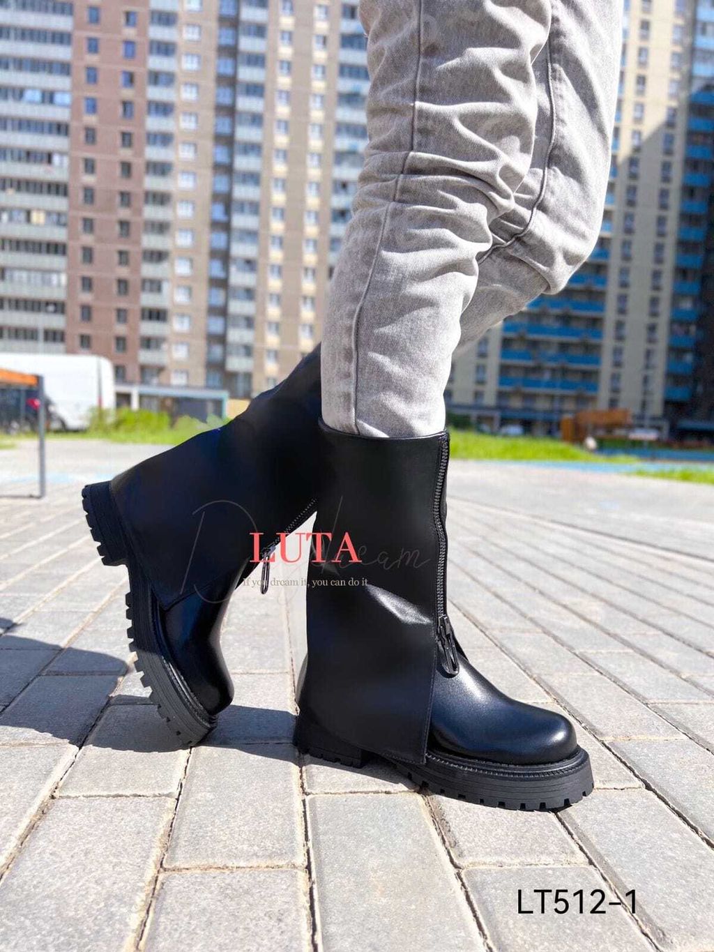 Сапоги (36-40)р. / шт. - Mergemax фото 3