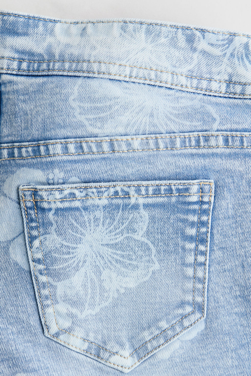 Falda pantal?n cruzada en denim - H&m фото 3