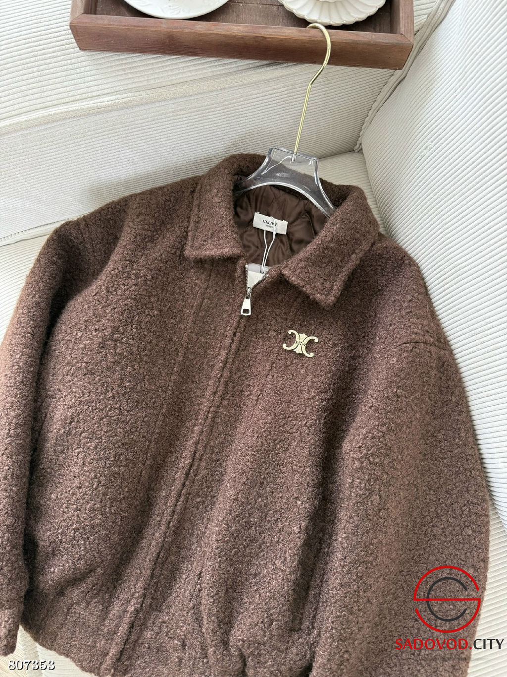 бомбер женский букле (без брошки)