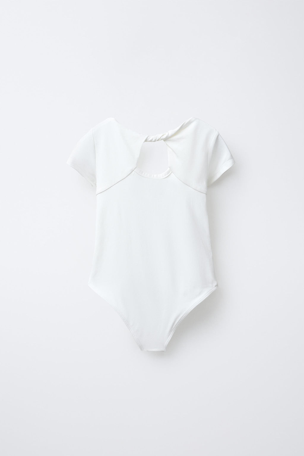BODY POLIAMIDA NUDO CUT OUT / Blanco - Zara фото 2