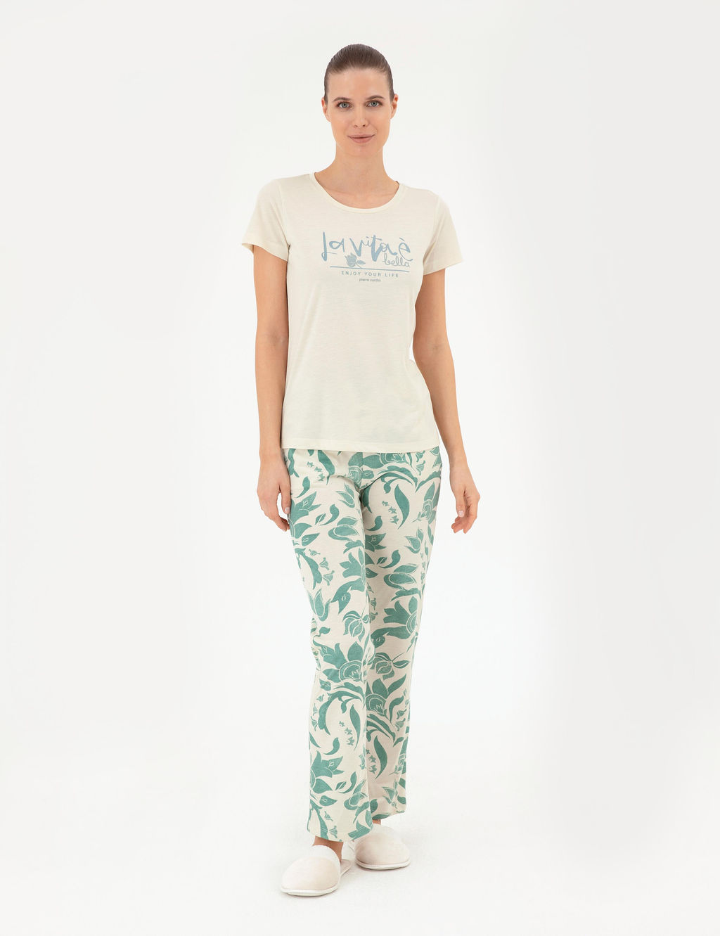 Ekru Pijama Tak_m_ - Pierre cardin фото 2