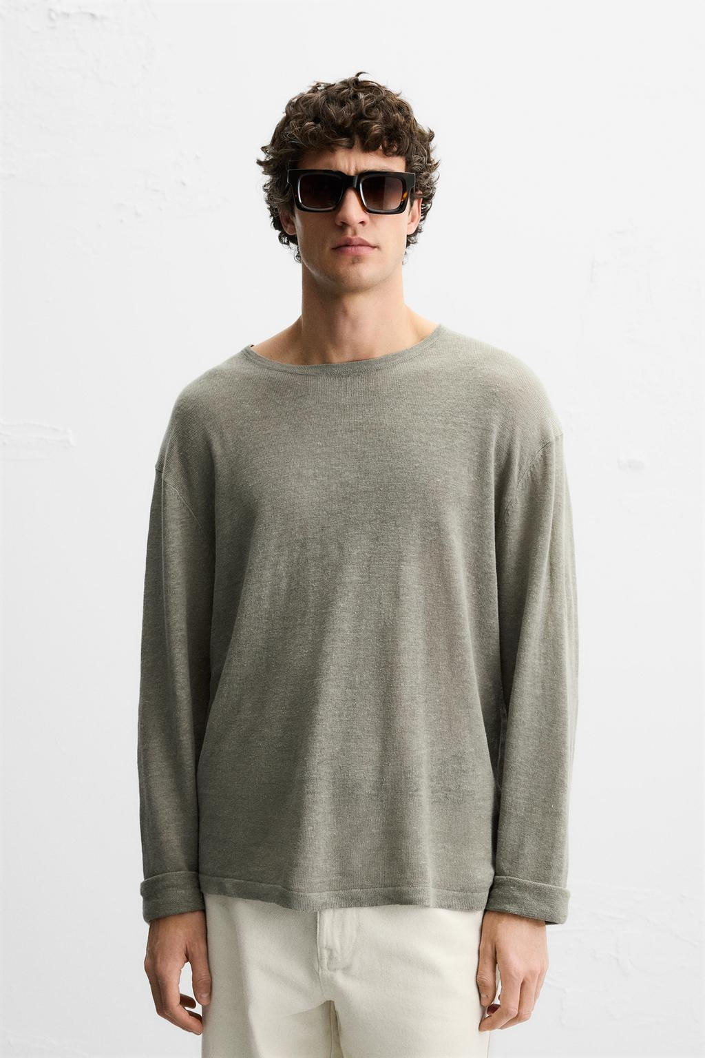 100% LINEN SWEATER - Zara фото 10
